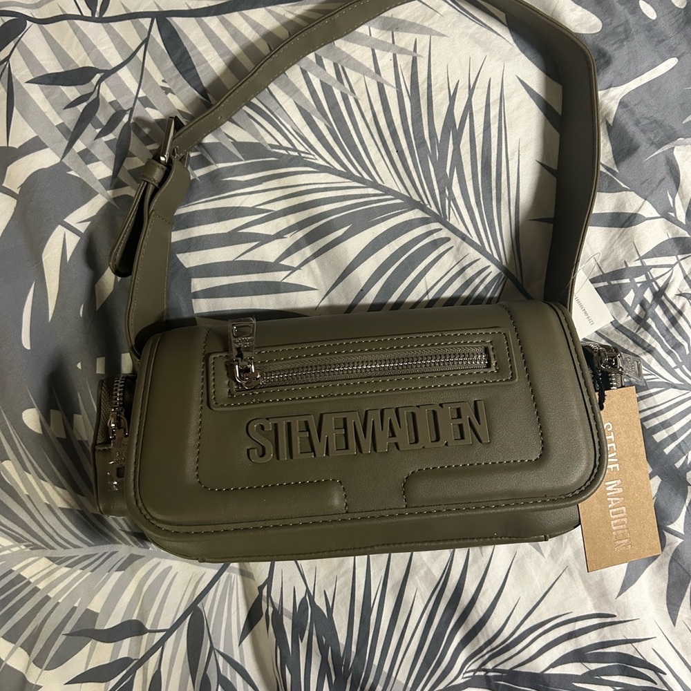 Steve Madden Olive Green Crossbody Bag